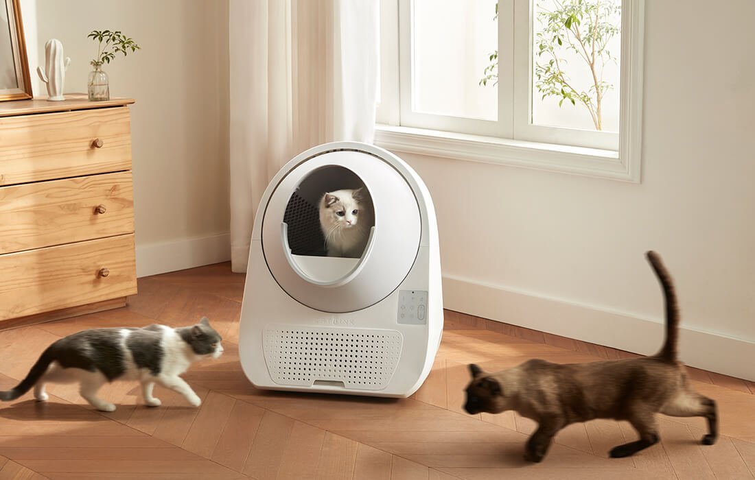 Inteligentna samoczyszcząca kuweta dla kotów Catlink Scooper Luxury Version 